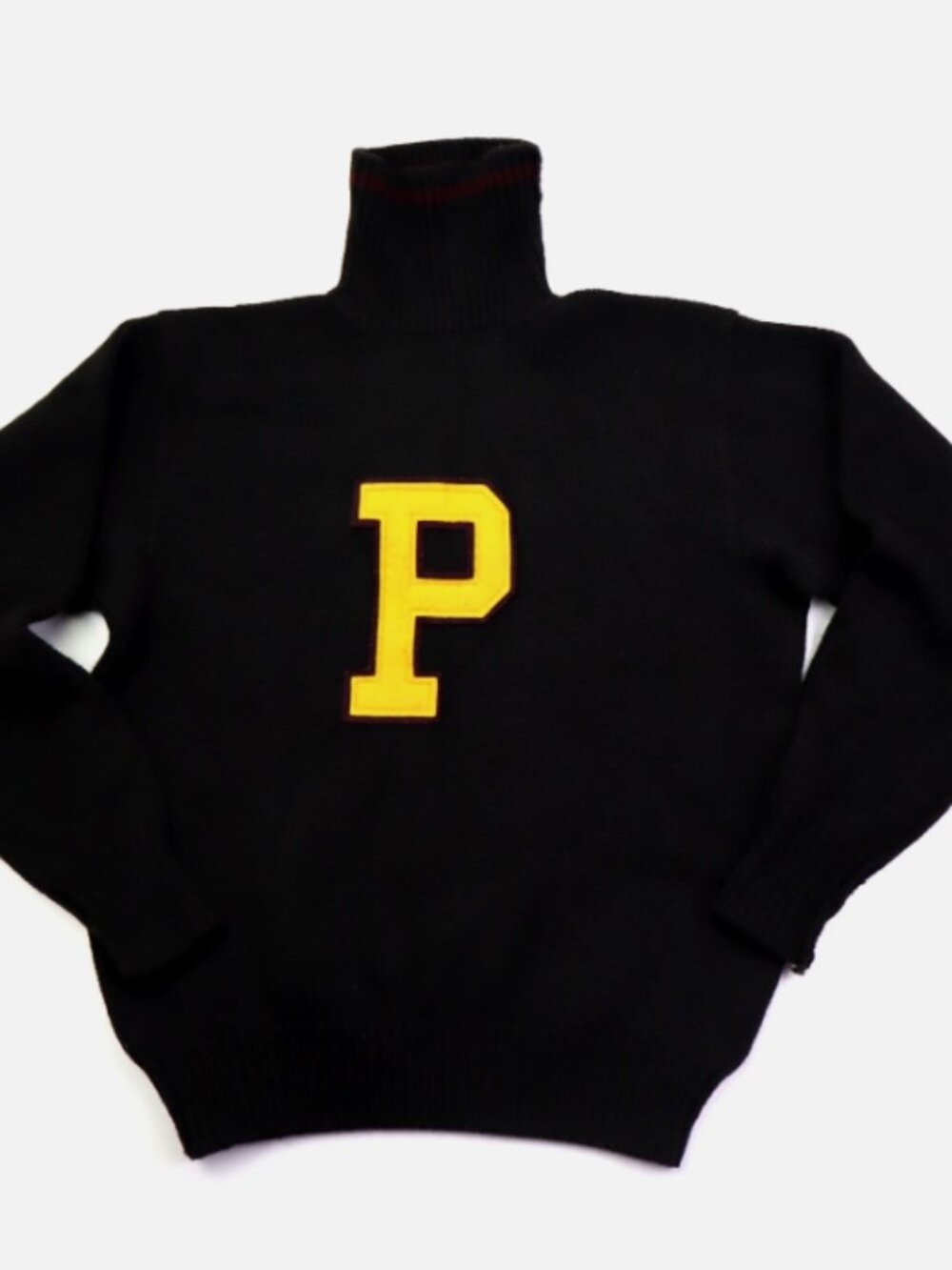 Polo by Ralph Lauren Vintage 100% Wool Knit Turtleneck Sweater Men's M Black